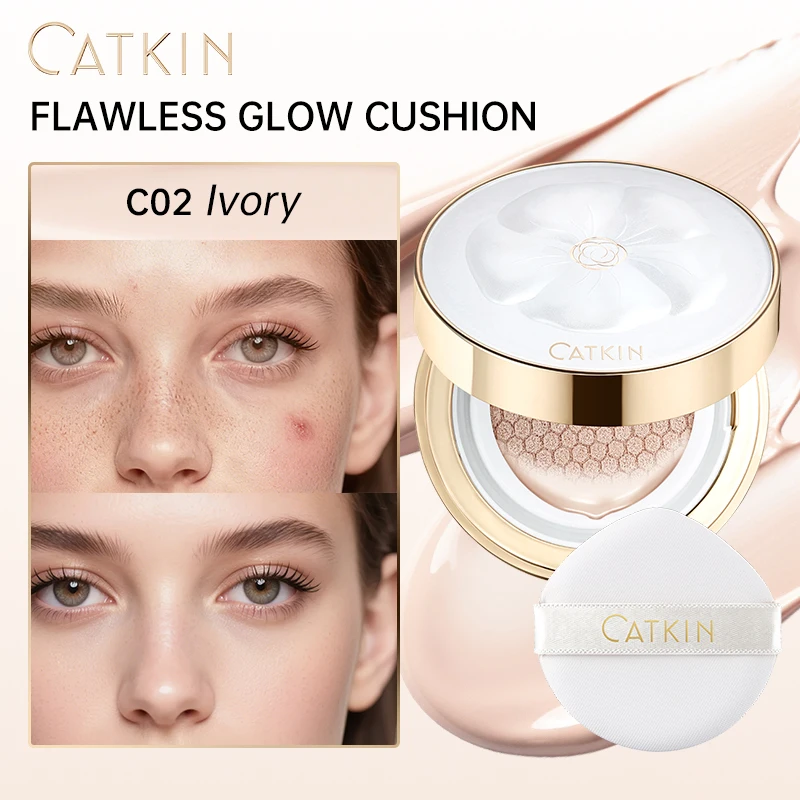 Catkin Make-up feuchtigkeit spendende Luftkissen Foundation, effektive Abdeckung und natürliche Aufhellung Foundation, langlebig Image