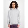 Alpha Industries Mens Logo Bp Hoody in Light Grey - Size Large | Alpha Industries Sale | Discount Designer Brands