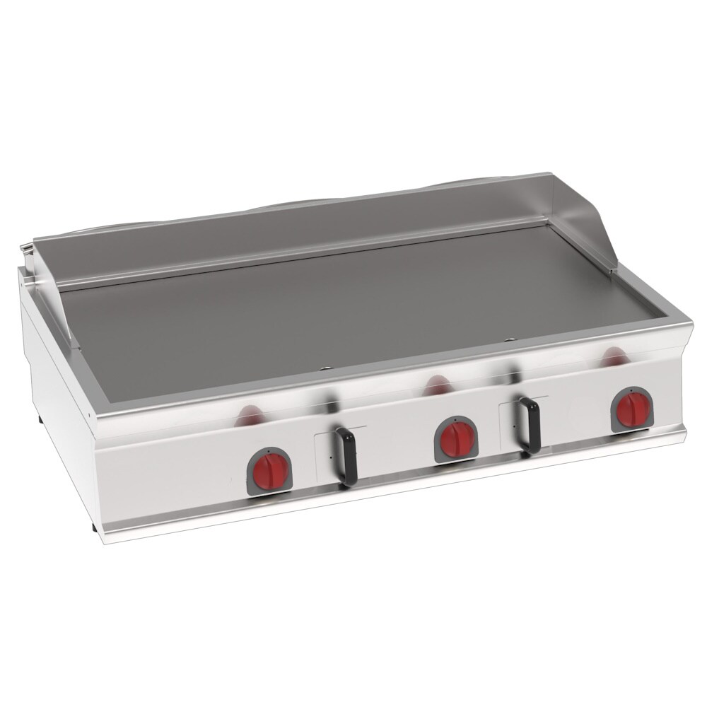 EURAST - Elektrische grillplatte fe 15 mm glatt auf offenem untergestell - 1200x700x280 mm - 11700 W 400/3V - 36102617 Image