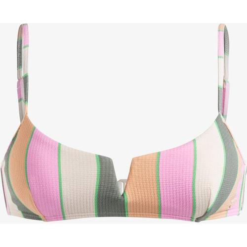 ROXY Damen Bikinioberteil VISTA STRIPE, Größe L in Grün