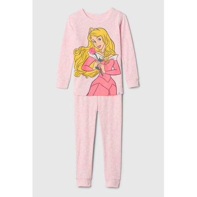 Gap Girls Pink Aurora Disney Princess Brushed Cotton Pyjamas (12mths-5yrs) - Pink Aurora