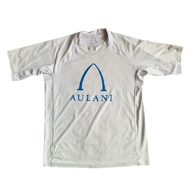 Disney Swim | Disney Aulani Resort And Spa White Rash Guard Swim Shirt Men's Medium | Color: Blue/White | Size: M