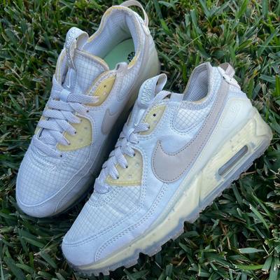 Nike Shoes | Clean Nike Air Max 90 Terrascape Size 6 Mens Sail Off White Shoes | Color: Cream/White | Size: 6