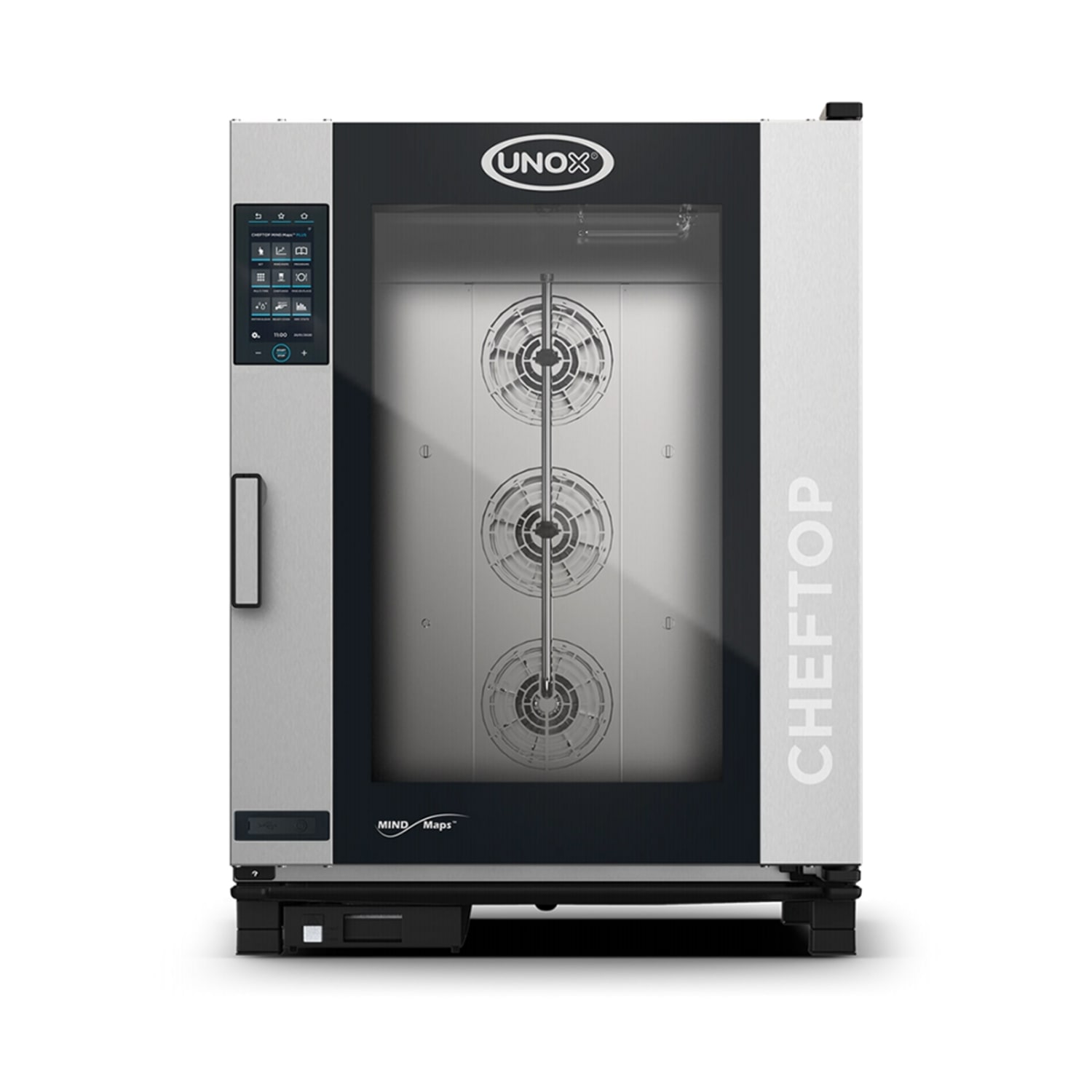 Unox XAVC-10FS-HPLM 440/3 CHEFTOP MIND.Maps Half Size Combi Oven - Boiler Based, 440v/3ph, Stainless Steel