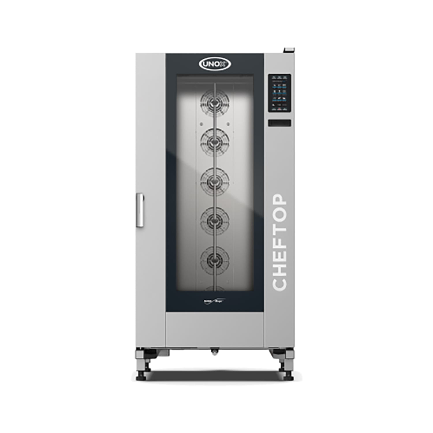Unox XAVL-2021-GPLS (GAS 110V) CHEFTOP MIND.Maps Full Size Roll In Combi Oven - Boiler Based, Convertible, Stainless Steel, Gas Type: Convertible