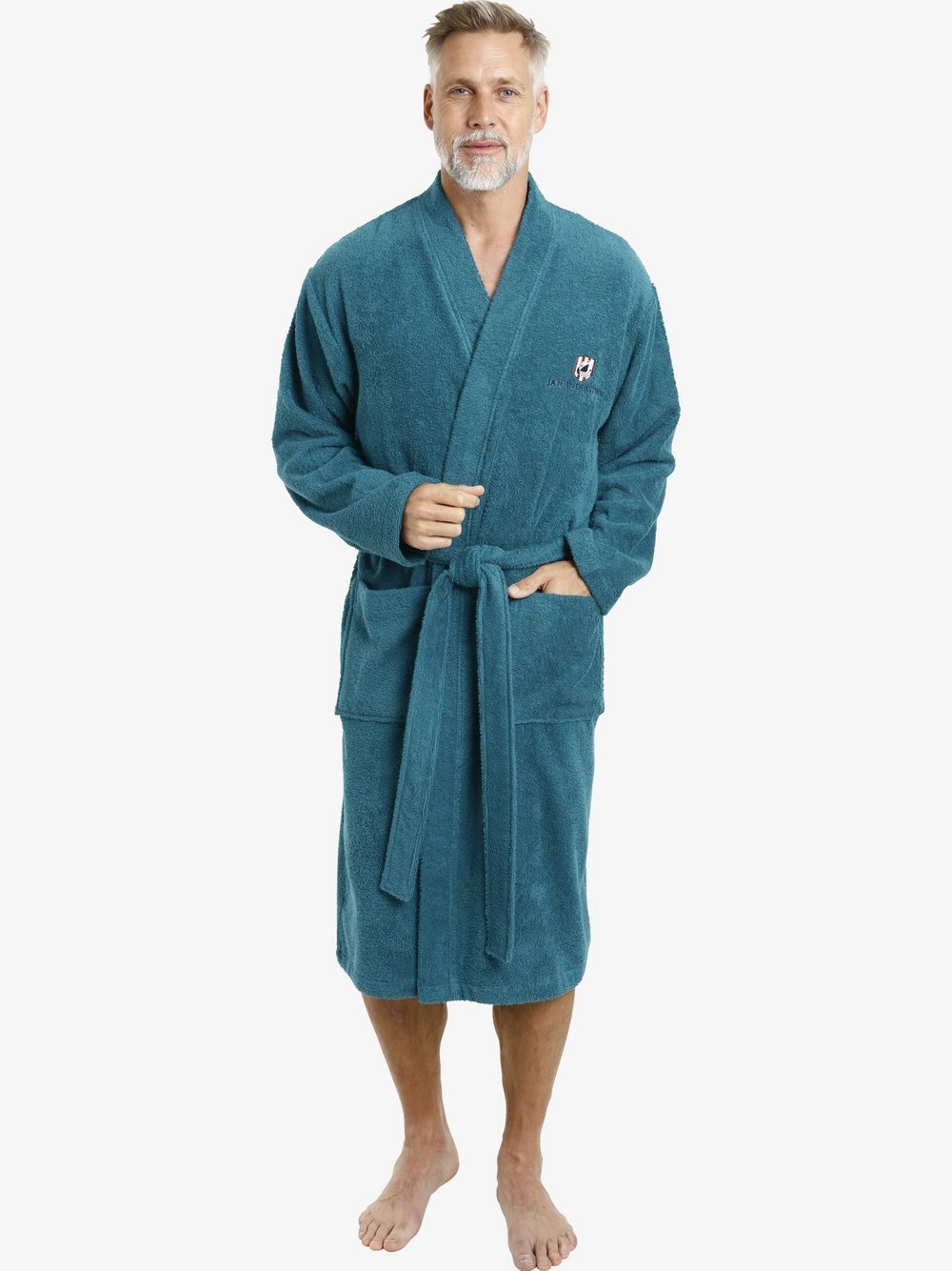 Jan Vanderstorm Bademantel Herren petrol, 4XL Image