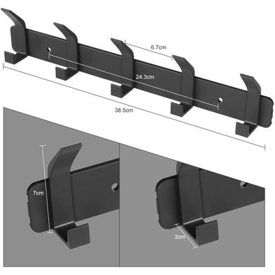 Wandgarderobe Wandhaken, Badezimmerhaken mit 5 Haken zum Aufhängen von Rucksack, Jacke, Hut, Image