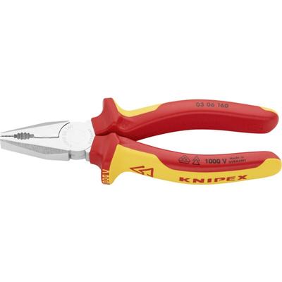 Knipex - Kombizange 160 mm vde verchromt Mehrkomponenten Hülle Kombizangen Image