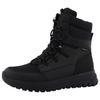 Winterboots ROMIKA, Herren, Gr. 42, schwarz, Lederimitat, Textil, unifarben, sportlich, Schuhe, Keilabsatz, Schnürboots, Outdoorschuh mit Innenreißverschluss