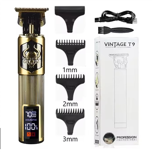 Professionale Haarschneidemaschine Kabelloser Elektrischer Haarschneider Digitaldisplay Haarschneider Männer Bart Rasierer Friseur für Männer Valentinstagsgeschenk Image