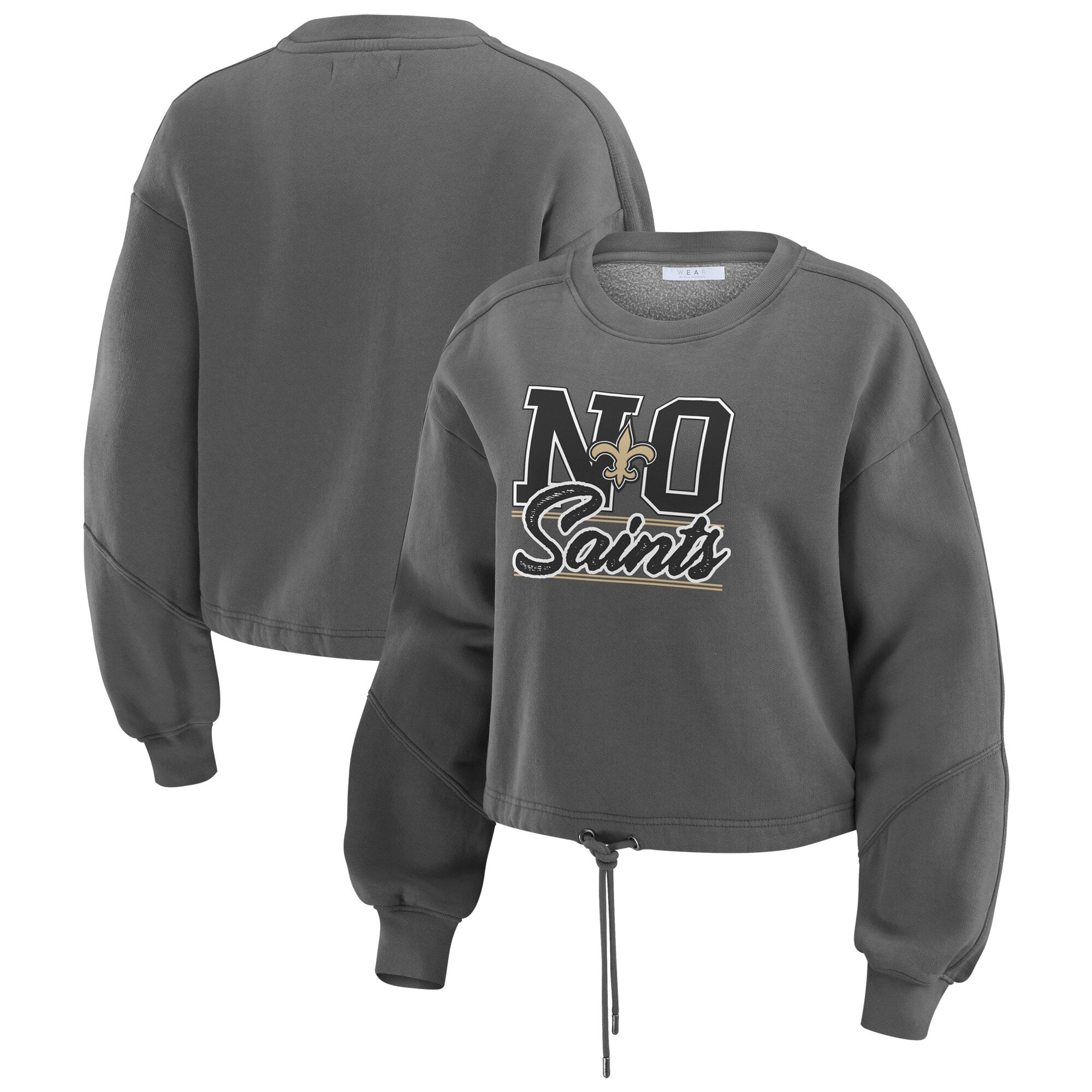 New Orleans Saints WEAR By Erin Andrews Lounge-Set aus gewaschenem Fleece - Damen