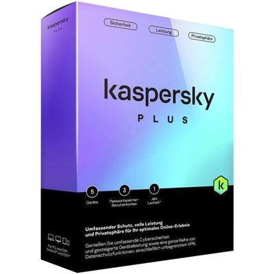 Kaspersky Sicherheitssoftware »Plus« Vollversion 5 Geräte / 1 Jahr
