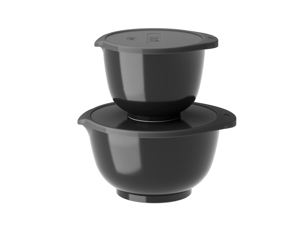 Set de bols à mixer et couvercles 4 pièces édition noire