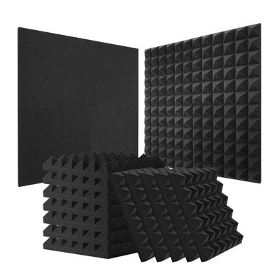 Acoustic Foam Panels, High Density Soundproof Wall Panels,Fire-Resistant Acoustic Panels for Studio Wall and Ceiling
