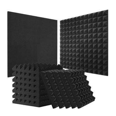 Acoustic Foam Panels, High Density Soundproof Wall Panels,Fire-Resistant Acoustic Panels for Studio Wall and Ceiling