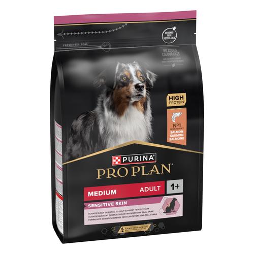 3kg PURINA PRO PLAN Medium Adult Sensitive Skin Hundefutter trocken