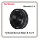 7artisans 18mm F6.3 Mark II Obiettivo UFO Obiettivo manuale APS-C per Fuji X Sony E Nikon Z M4/3 fotocamere con attacco Fotocamere Mirrorless