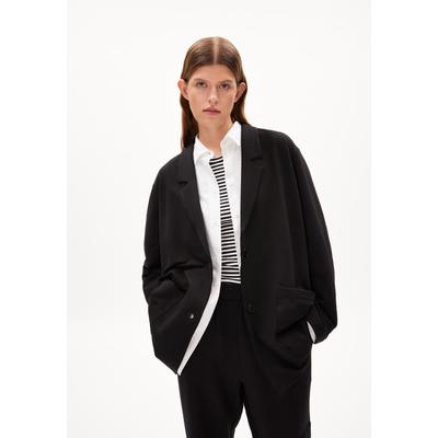 MARIAA FERNANDAA - Frauen Oversized Fit Jacke - schwarz (Größe: L)