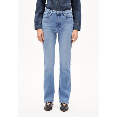 LINNAA - Frauen Slim Fit Jeans - blau (Größe: 33/32) Image