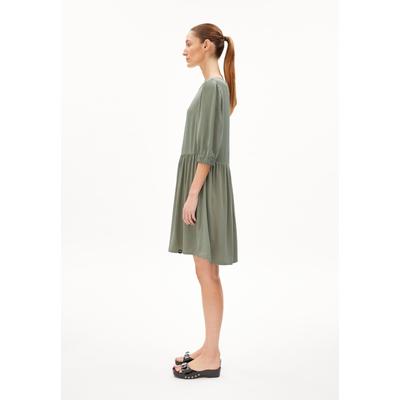 ROSEAA - Frauen Relaxed Fit Kleid - grau (Größe: L)