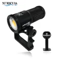 Nitescuba professional diving photography light 6000 lumen underwater 100 metri torcia impermeabile interfaccia di ricarica di tipo C