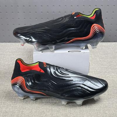 Adidas Shoes | Adidas Copa Sense+ Fg Black Red Soccer Cleats Boots Gw3608 Men's Size 8 | Color: Black/Red | Size: 8