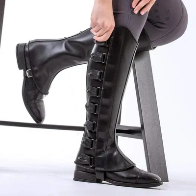 Mittelalter liche Retro Schuh überzug männlich weiblich Cosplay Soldat Ritter Leder Schuh überzug Image