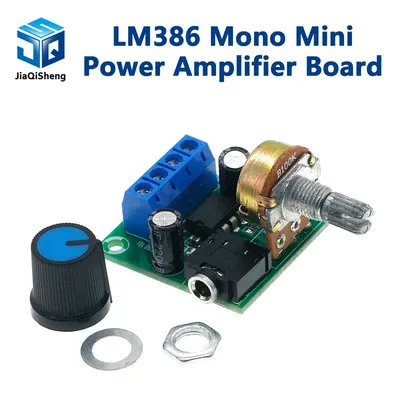 Lm386 mono mini leistungs verstärker platine yx1667 dc 3-12v Audio verstärker modul mit einstellbarer Lautstärke Image