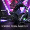 ONIKUMA K8 Gaming-Kopfhörer mit flexiblem HD-Mikrofon, RGB-Licht, Surround-Sound, Over-Ear-Headset mit Kabel, Gamer für PC-Gaming, Xbox