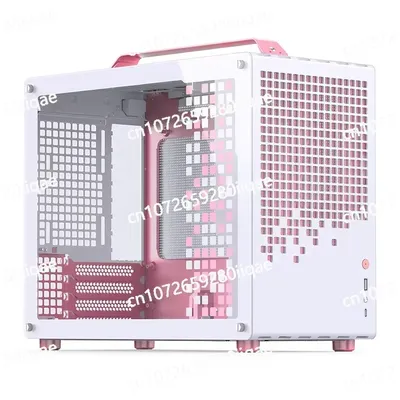 Z20 rosa/weiß gehärtetes Glas Version m-atx Computer gehäuse unterstützt aio h160mm Kühler m-atx Image