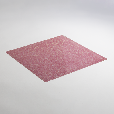 STAHLS 010131 CAD-CUT Glitter Flake in Rainbow Coral size 12x180