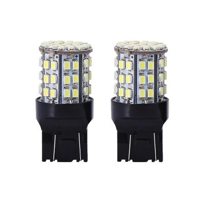2pcs 7443 64-SMD White 6000K Reverse Brake Stop Tail led Bulb Light Lamp BulbsAuto & Motorrad: Image