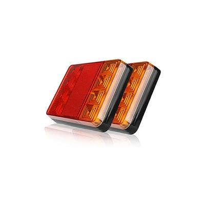 Memkey - 2er-Pack Anhänger-Rückleuchten, 8 LED-Rückleuchten für pkw und lkw, wasserdichte Image