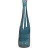 Vase recyceltes Glas 18x18x80 Blau recycelte Glasfarbe mehrfarbige Vase -Details Familiendetails