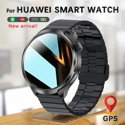 Für huawei gt4 pro gps nfc smart watch männer 360*360 amoled bildschirm herzfrequenz bluetooth call