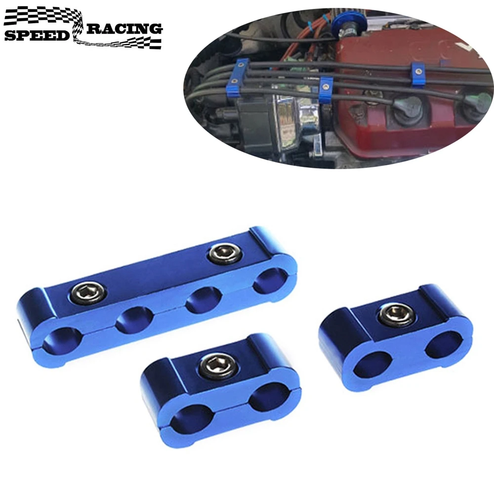 3 stücke Auto Zündkerze Elektrische Draht Klemme Separator Linie Zündung Kabel Clip Teiler Organizer Clamp Kit Für 8 MM/9 MM/10 MM Image