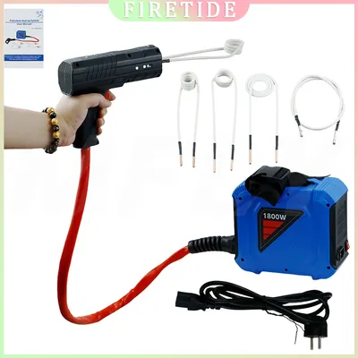 110V/220V 1800W Portable Induction Heater Split Type Flameless Induction for Car Repair Bolt Remover Tools