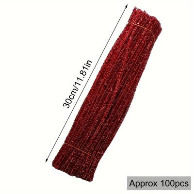 TEMU - , Iron & Plastic Cleaners - And Bendable For Art Projects, Diy Crafts, And Christmas Decorations - 30cm Length