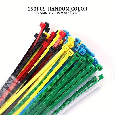 TEMU 150pcs 8- Zip - , In Assorted For & Use