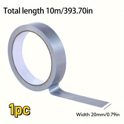 TEMU Premium Heavy-duty Waterproof Adhesive Tape - , Residue-free For Indoor/outdoor Use, Ideal For Fabric, Metal & More, 0.79/1.57/2.36inch Ã— 393.7inch