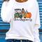 TEMU Happy Thanksgiving Pumpkin Print Loose Comfortable T-shirt, Casual Sports Wear, Long Sleeve, Women