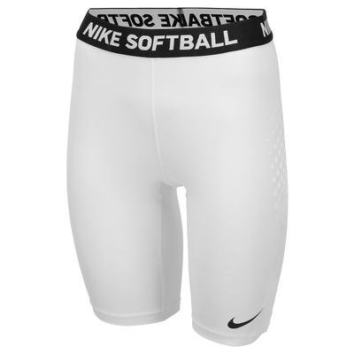 Nike Dri-Fit Adult Softball Sliding Shorts White/White/Black