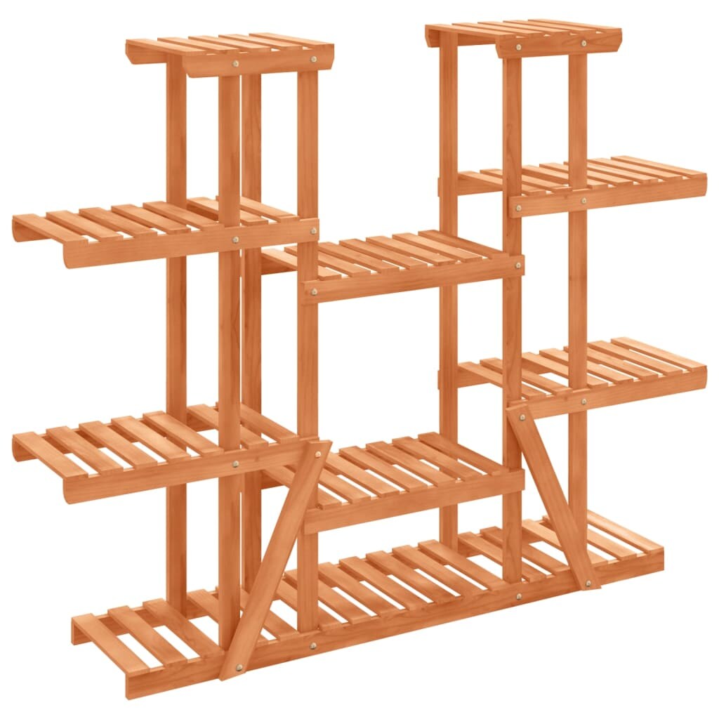 vidaXL Blumenständer 110x25x110,5 cm Massivholz Tanne Image