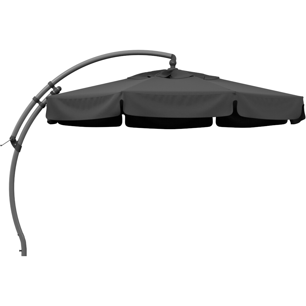 SUN GARDEN Ampelschirm Easy Sun TOP MODE Ø 350 cm silber / anthrazit Image