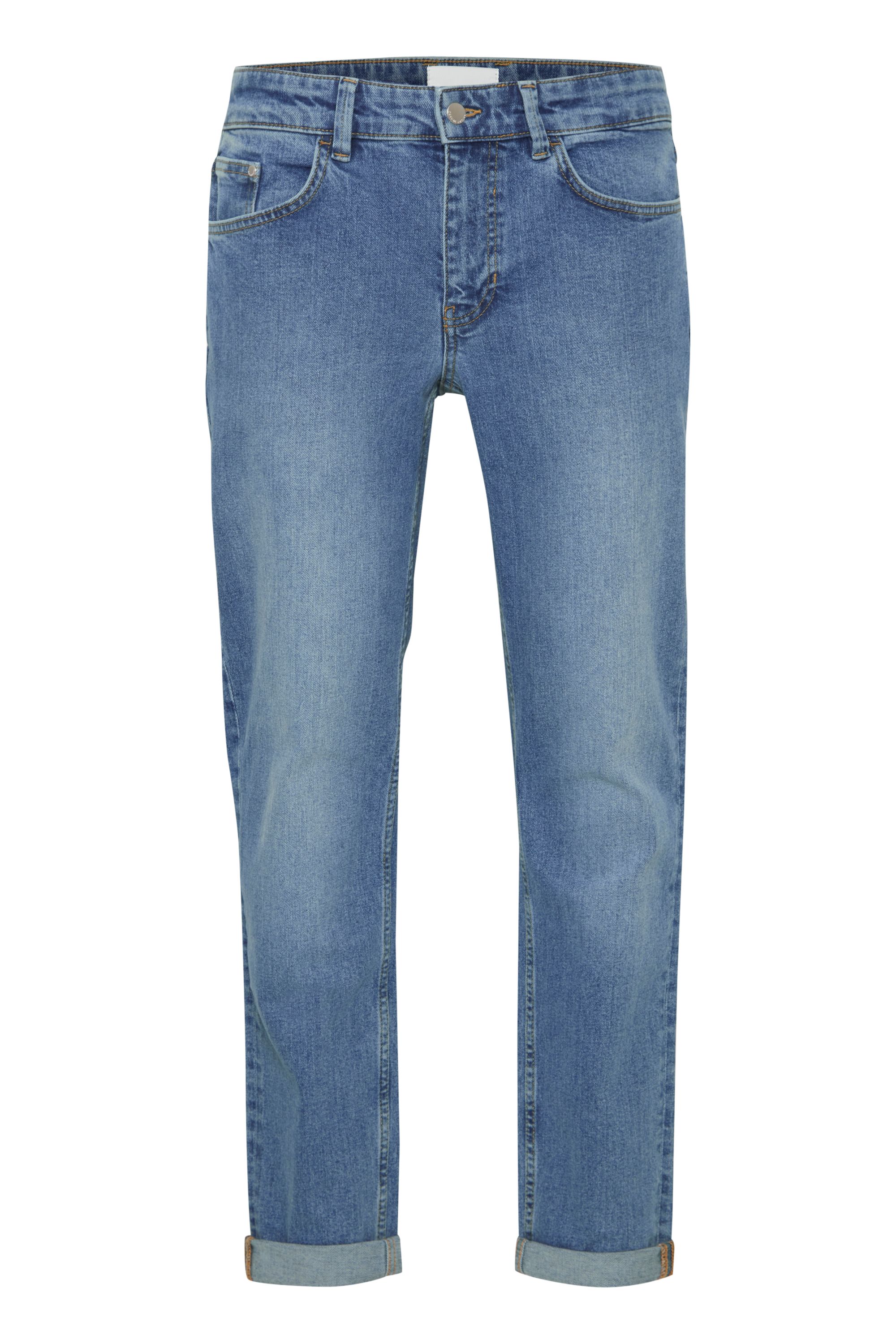 Comfort-fit-Jeans CASUAL FRIDAY "Comfort-fit-Jeans CFKarup", Herren, Gr. 33, Länge 32, blau (denim light blau), Obermaterial: 66% Baumwolle CO. 33% Baumwolle CO recyc.. 1% Elasthan EL., Hosen