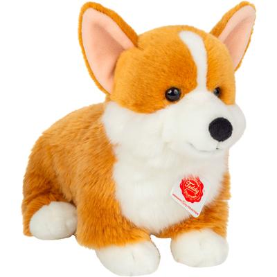 Kuscheltier TEDDY HERMANN "Corgi 30 cm" Plüschfiguren hellbraun weiß Kinder