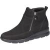 Schlupfboots WALDLÄUFER "H-BRUNI", Damen, Gr. 7 (40,5), schwarz, Nubukleder, unifarben, klassisch, Schuhe, Winterboots, Stiefelette, Bequemschuh in Komfortweite G (= weit)