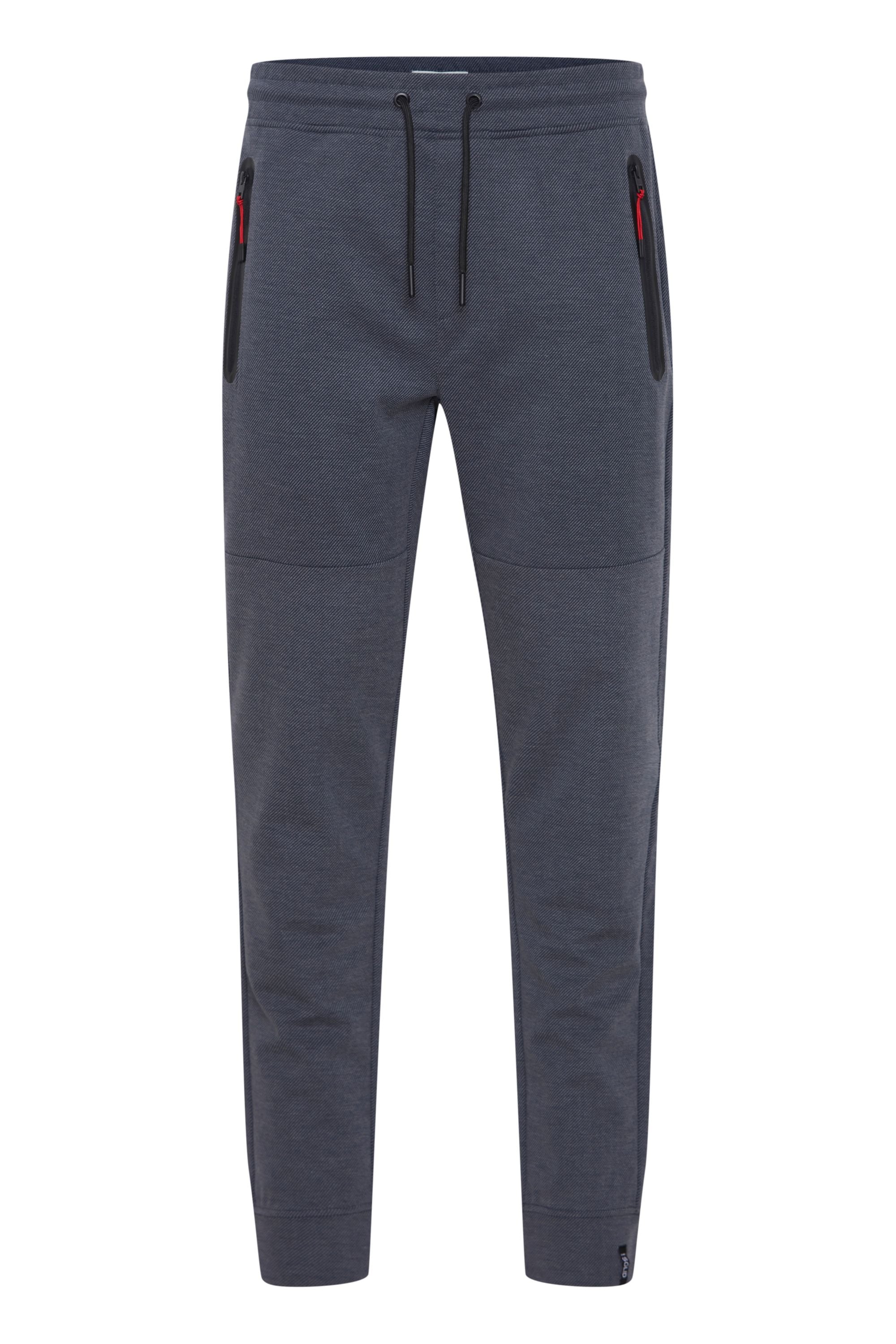 Sweatpants SOLID "Sweatpants SDVinh", Herren, Gr. M, N-Gr, blau (insignia blau melange), Obermaterial: 78% Polyester PES. 18% Viskose CV. 4% Elasthan EL., Hosen