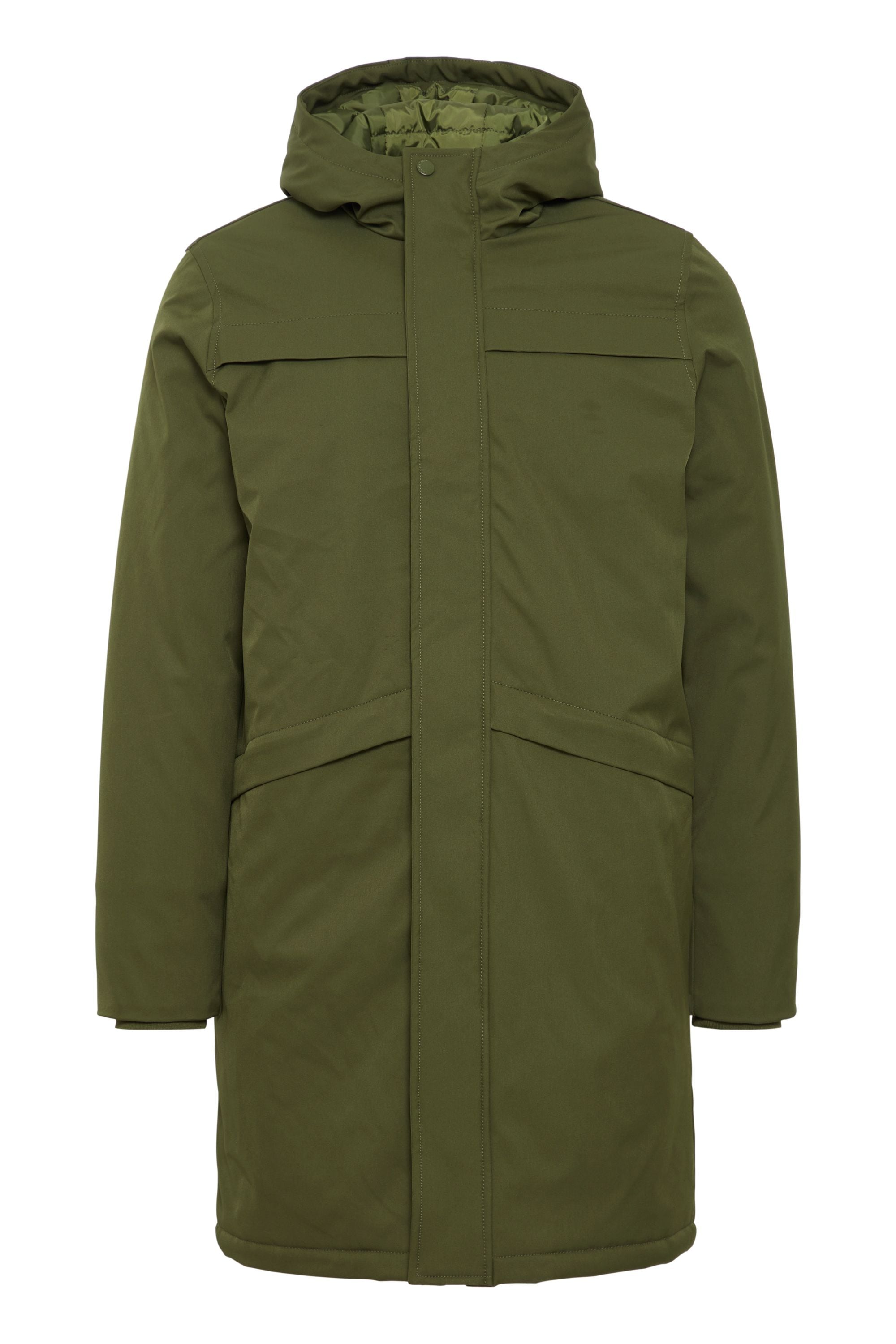 Winterjacke CASUAL FRIDAY "Winterjacke CFOlik", Herren, Gr. M, grün (rifle grün), Obermaterial: 93% Polyester PES. 7% Elasthan EL., Jacken Winterjacke