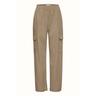 Stoffhose ICHI ""Stoffhose IHKecia"", Damen, Gr. 40, N-Gr, grün (khaki as cut), Obermaterial: 100% Polyester PES., casual, regular fit normal, Hosen